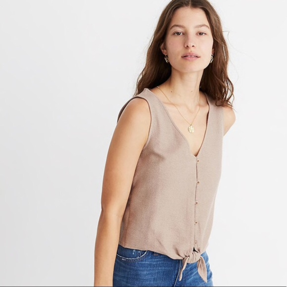 Madewell Tie Front Tank